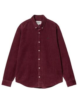 Camisa Carhartt L/S Madison Burdeos Hombre