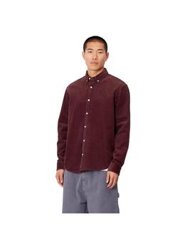 Camisa Carhartt L/S Madison Burdeos Hombre