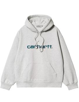 Sudadera Carhartt Gris/Verde Hombre