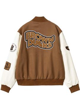 Chaqueta Bomber Carhartt Brown Ducks Marrón Hombre