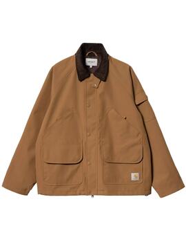 Cazadora Carhartt Clarton Marrón Hombre