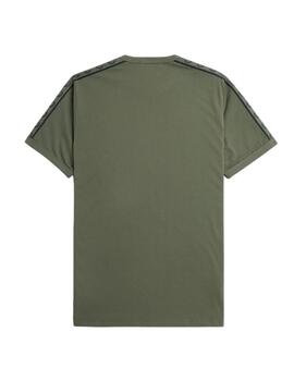 Camiseta Fred Perry Verde Hombre