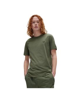 Camiseta Fred Perry Verde Hombre