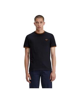 Camiseta Fred Perry Marino Hombre