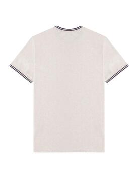 Camiseta Fred Perry Blanca Hombre