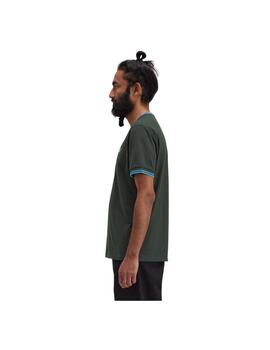 Camiseta Fred Perry Verde Hombre