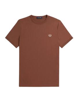 Camiseta Fred Perry Marrón Hombre