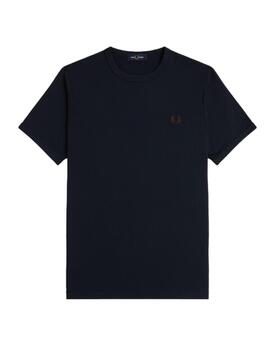 Camiseta Fred Perry Marino Hombre