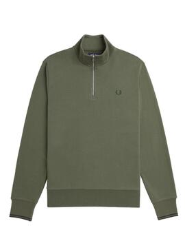 Sudadera Fred Perry Verde Hombre