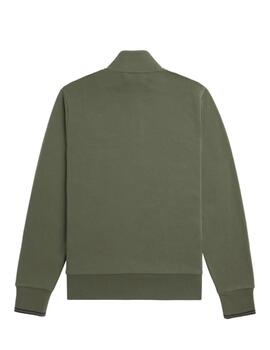 Sudadera Fred Perry Verde Hombre