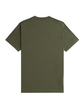 Camiseta Fred Perry Verde Hombre