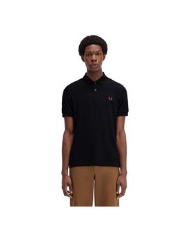 Polo Fred Perry Negro Hombre