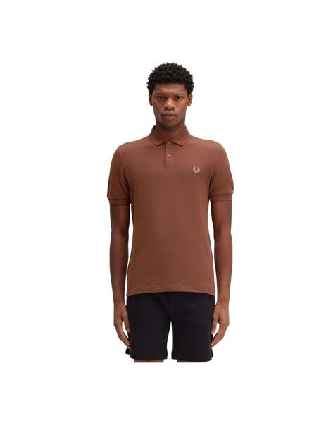 Polo marron hombre on sale