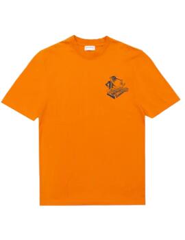 Camiseta Edmmond Studios PIANO CONCERT Naranja Hom