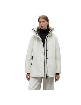 Parka Ecoalf MAKALUALF Blanca Mujer