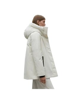 Parka Ecoalf MAKALUALF Blanca Mujer