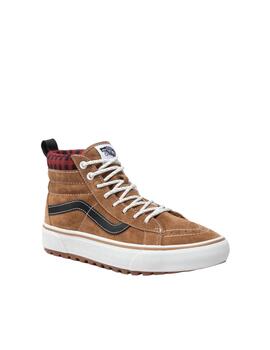 Zapatilla Vans SK8-Hi MTE-1 Plaid Marrón Unisex