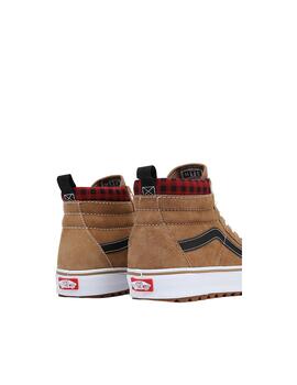 Zapatilla Vans SK8-Hi MTE-1 Plaid Marrón Unisex