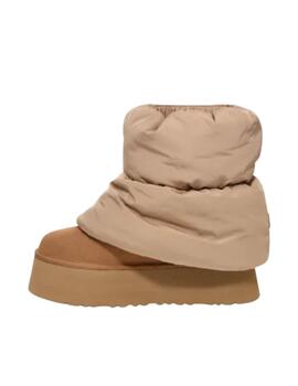 Bota UGG W Classic Mini Dipper Puffer Camel Mujer