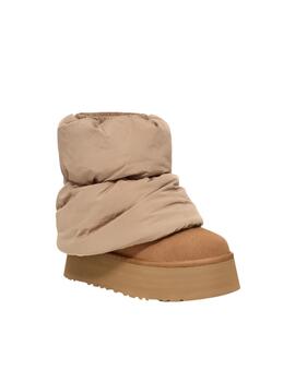 Bota UGG W Classic Mini Dipper Puffer Camel Mujer