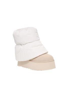 Bota UGG W Classic Mini Dipper Puffer Blanca Mujer