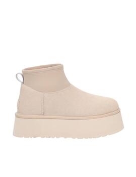 Bota UGG W Classic Mini Dipper Puffer Blanca Mujer