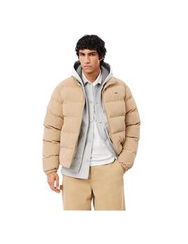 Cazadora Acolchada Lacoste Beige Hombre