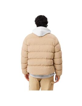 Cazadora Acolchada Lacoste Beige Hombre