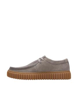 Zapato Clarks Torhill Lo Gris Hombre