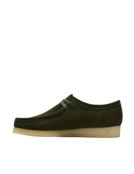 Zapato Clarks Wallabee Forest Verde Hombre