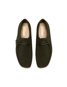 Zapato Clarks Wallabee Forest Verde Hombre