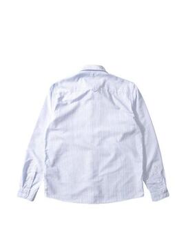 Camisa BD STRIPED SHIRT Azul Hombre