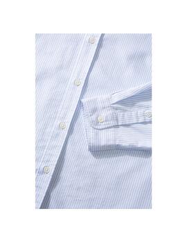 Camisa BD STRIPED SHIRT Azul Hombre