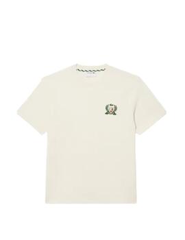 Camiseta Lacoste French Made Beige Hombre