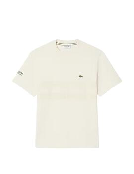 Camiseta Lacoste Heavy Jersey Beige Hombre