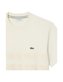 Camiseta Lacoste Heavy Jersey Beige Hombre