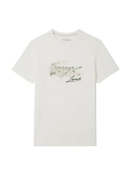 Camiseta Lacoste Ultra Dry Sport Blanca Hombre