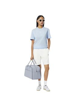 Camiseta Lacoste Classic Fit Signature Azul Unisex