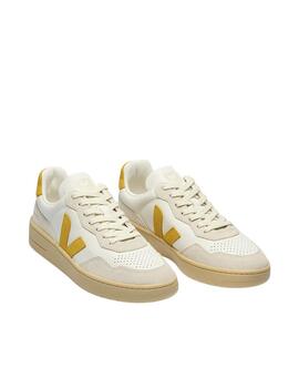 Zapatilla Veja V-90 Blanco Toscana Unisex