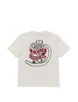 Camiseta Deus Ex Machina Jailer Blanca Hombre