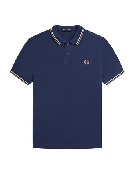 Polo fred perry azul marino sale