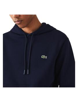 Sudadera Clásica Capucha Lacoste Marino Hombre