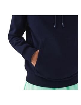 Sudadera Clásica Capucha Lacoste Marino Hombre