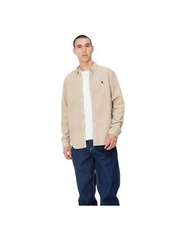 Camisa Carhartt WIP Madison Beige Hombre