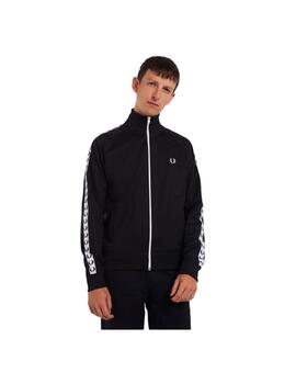 Chaqueta Fred Perry Taped Track Negro Hombre