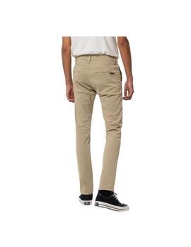 Pantalón Nudie Jeans Slim Adam Beige Hombre