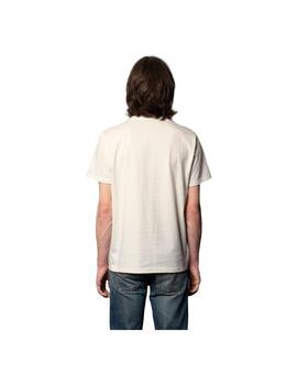 Camiseta Nudie Jeans Roy Blanco Hombre