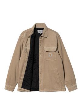 Sobrecamisa Carhartt WIP Whitsome Beige Hombre