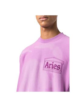 Sudadera Aries Sunbleached Cross Morado Unisex