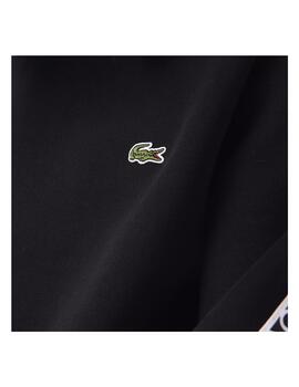 Sudadera Lacoste Crew Neck Fleece Negro Hombre